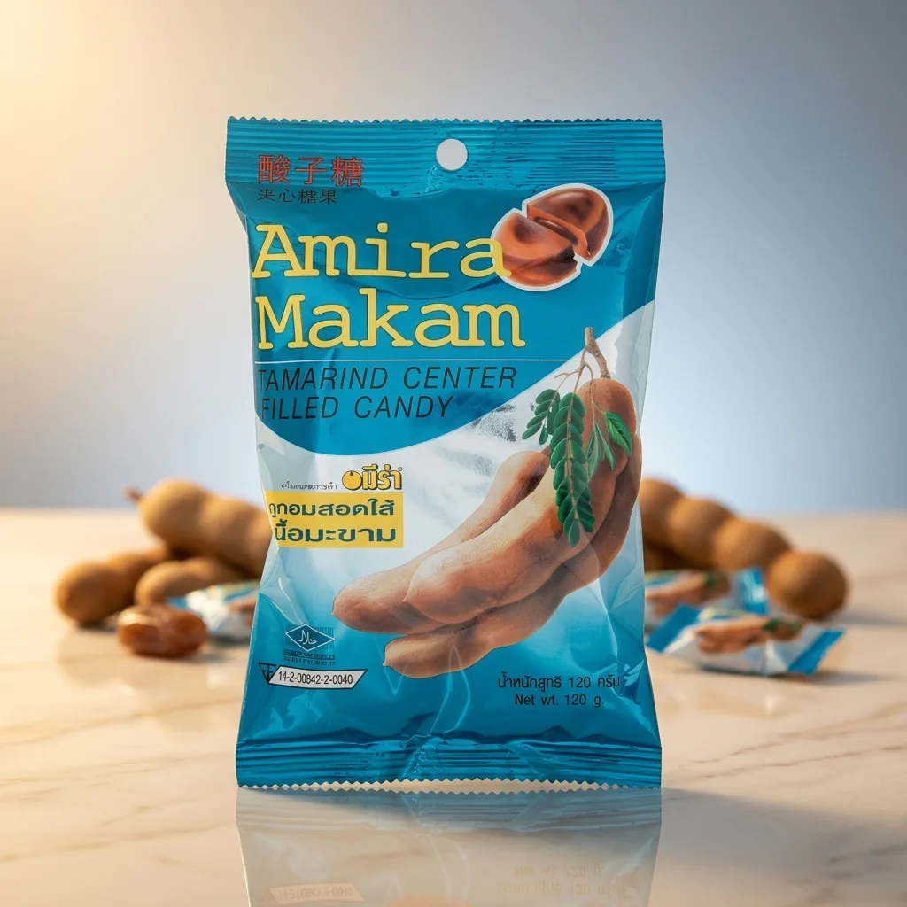 Amira Tamarind Center-Filled Candy 120g