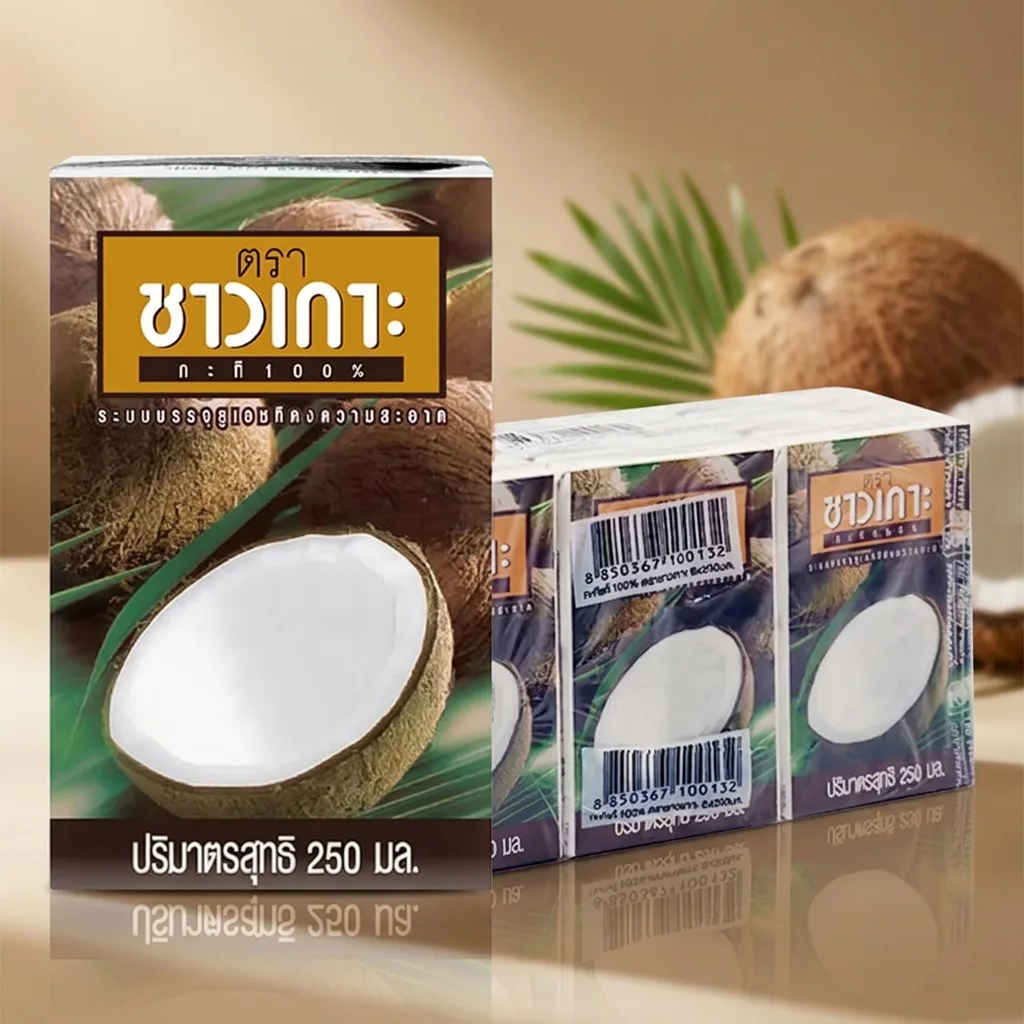 Chaokoh Coconut Milk UHT 250ml (Pack of 6)