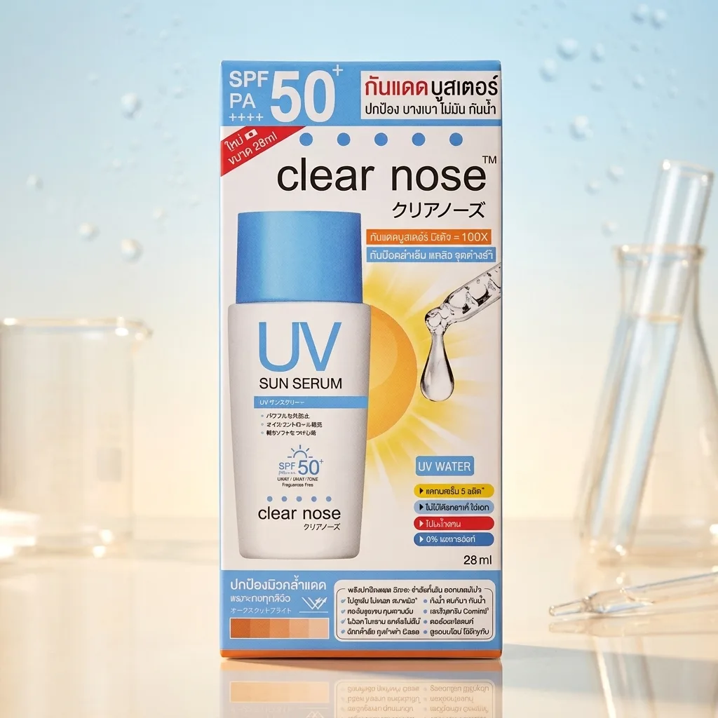 Clear Nose UV Sun Serum SPF50+ PA++++ 28ml