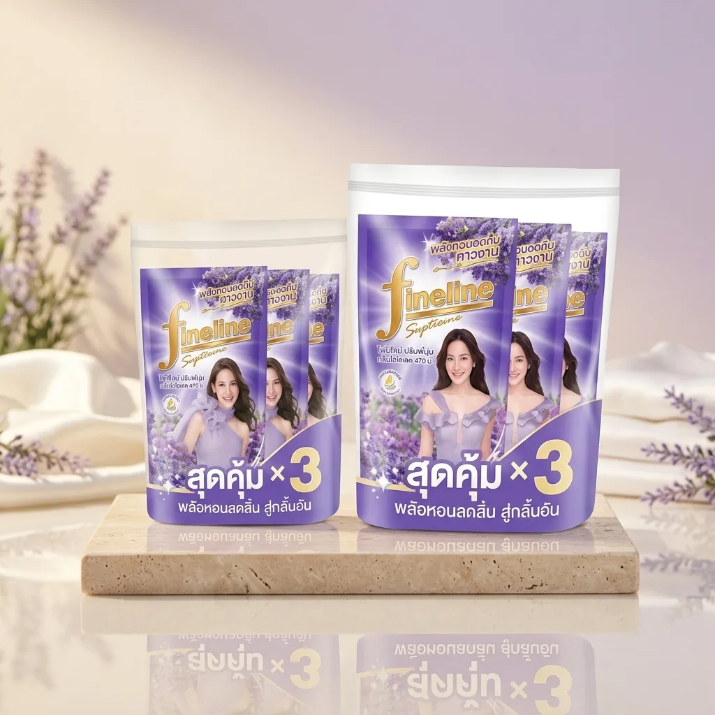 Fineline Violet Dream Fabric Softener 470ml (Pack of 3)