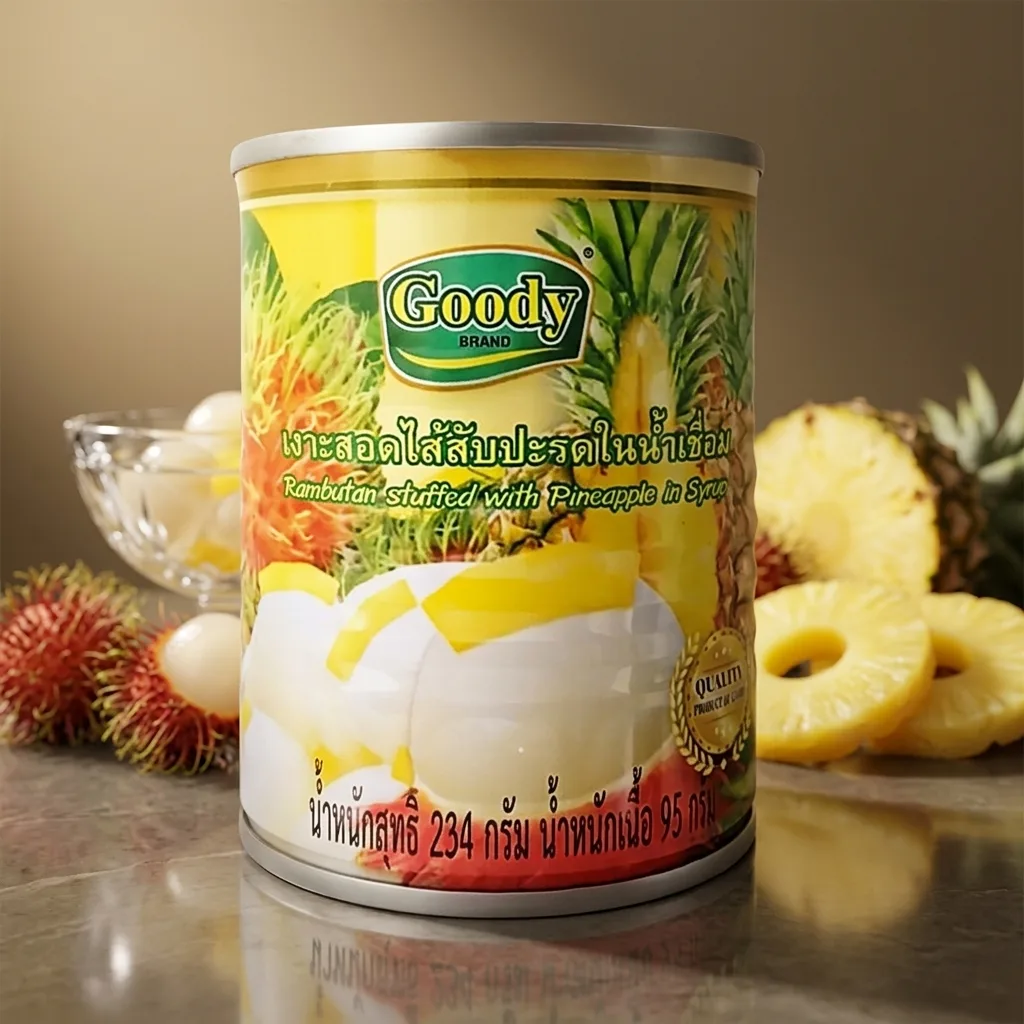 Goody Rambutan with Pineapple in Syrup 234g