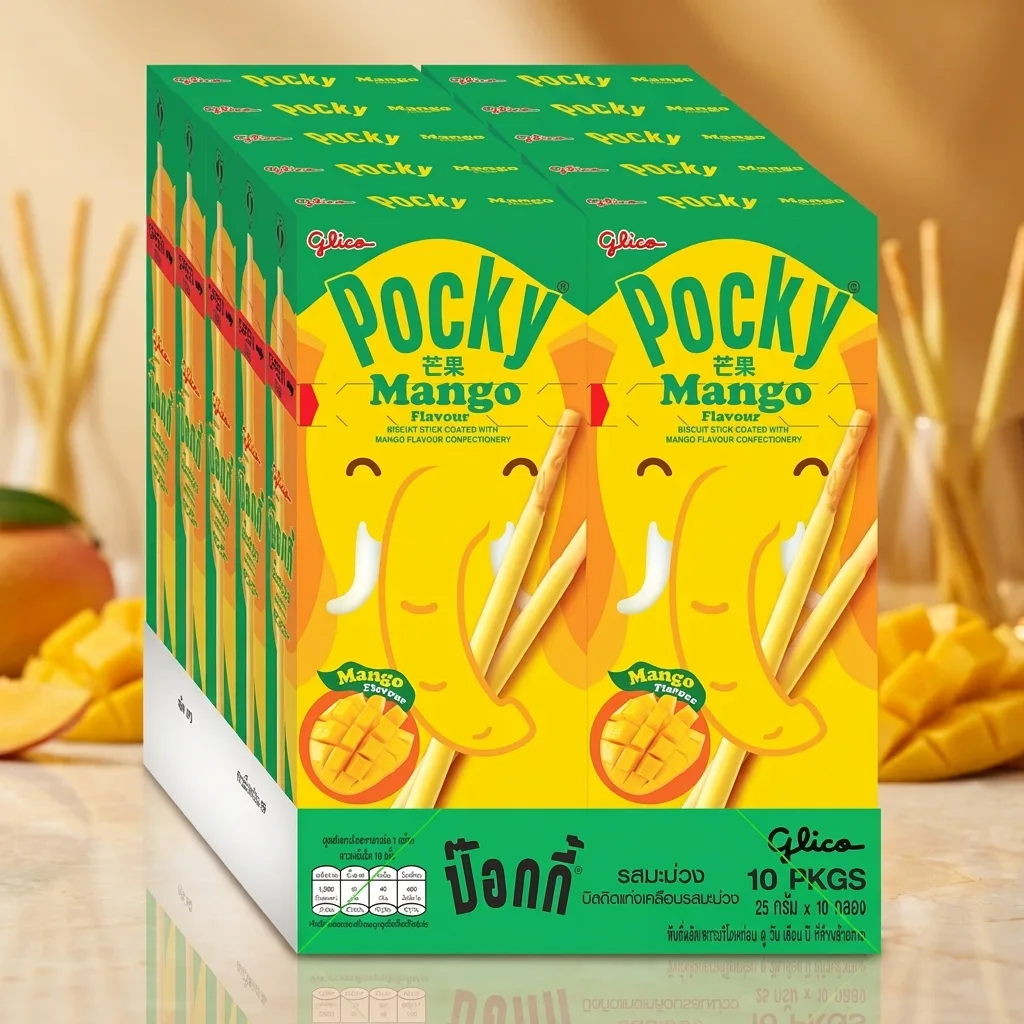 Pocky Mango 25g (Pack of 10)