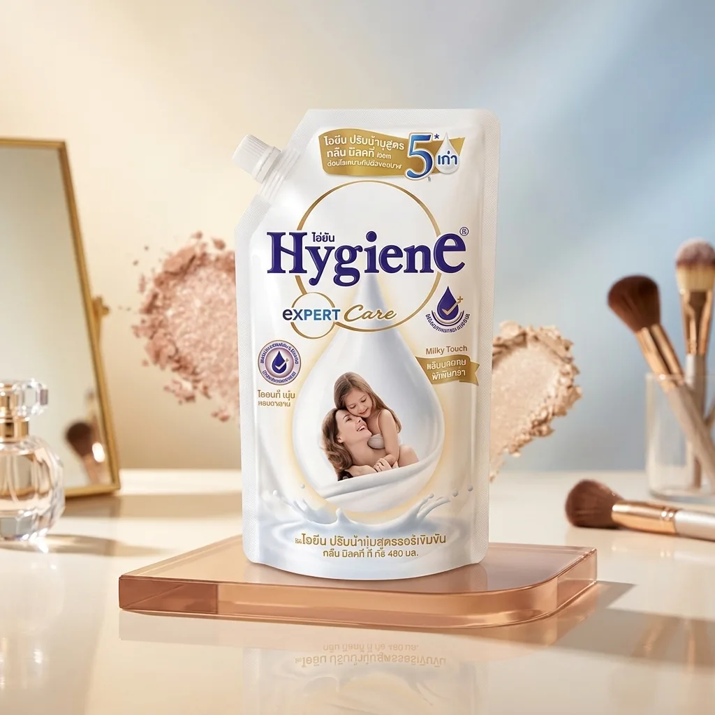 Hygiene Milky Touch Fabric Softener 480ml