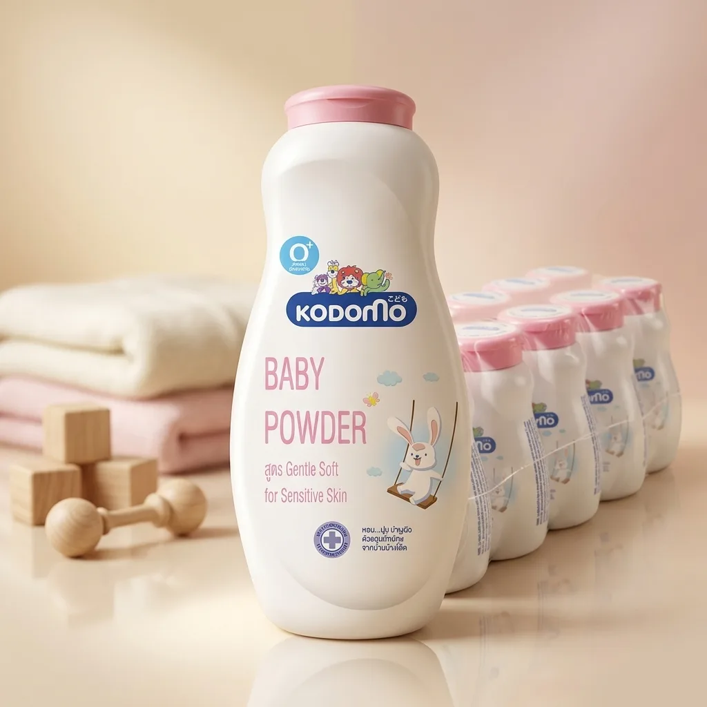 Kodomo Baby Powder Pink 50g (Pack of 12)