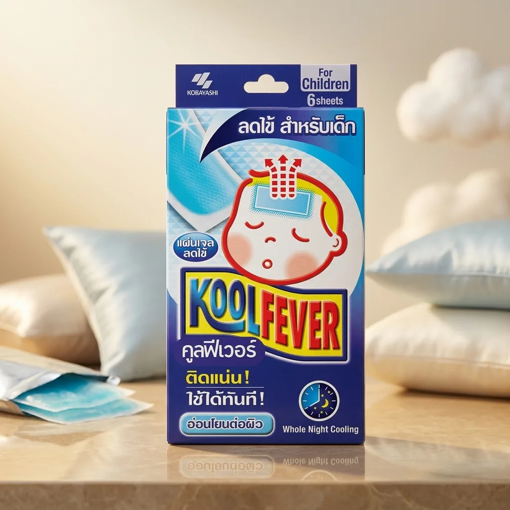 KoolFever Cooling Gel Sheet for Children (6 Sheets)