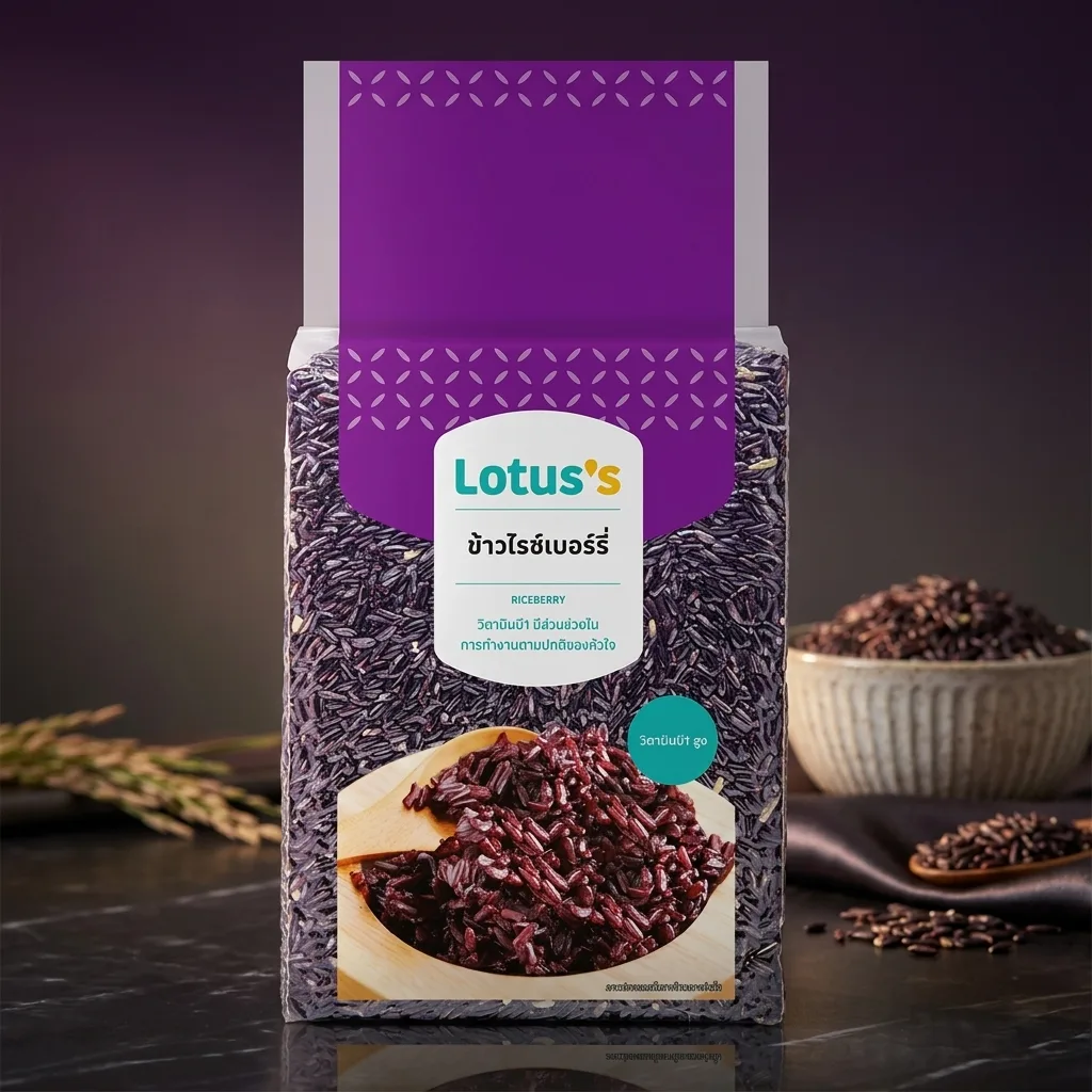 Lotus's Riceberry Rice 1kg