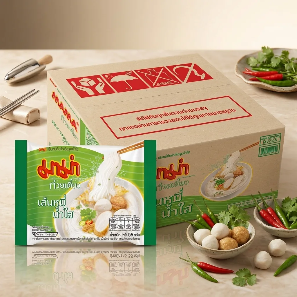Mama Rice Vermicelli Clear Soup 55g (Case of 30)