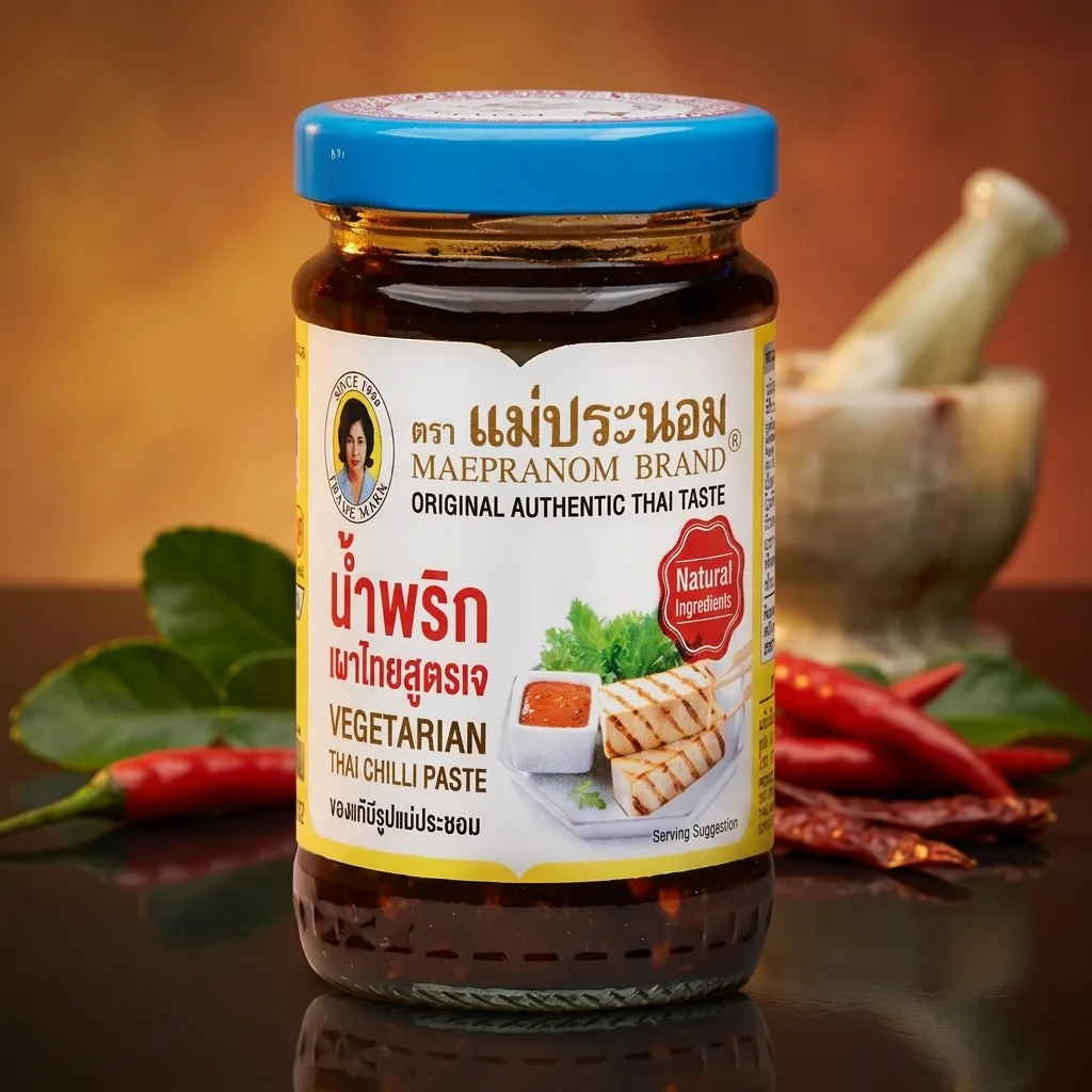 Mae Pranom Thai Chili Paste Vegetarian 114g