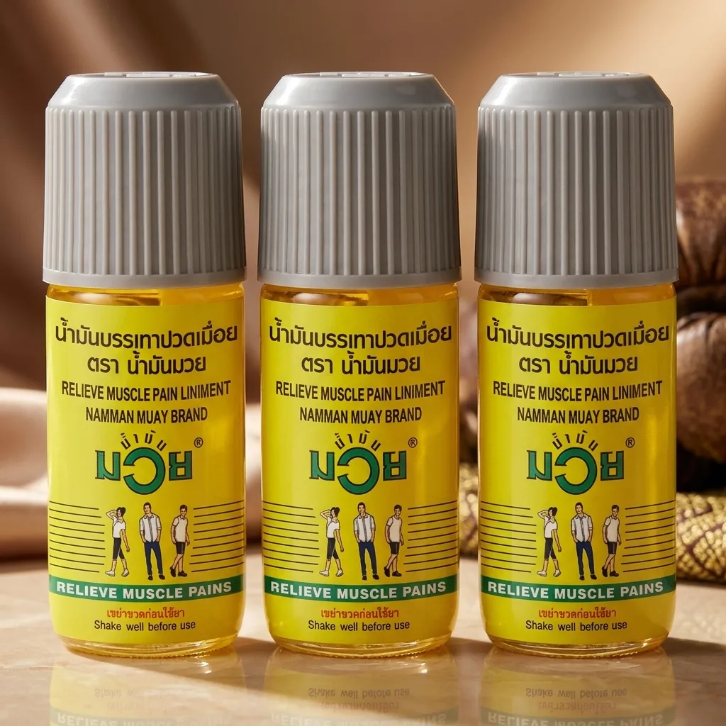 Namman Muay Analgesic Oil 60ml (Pack of 3)