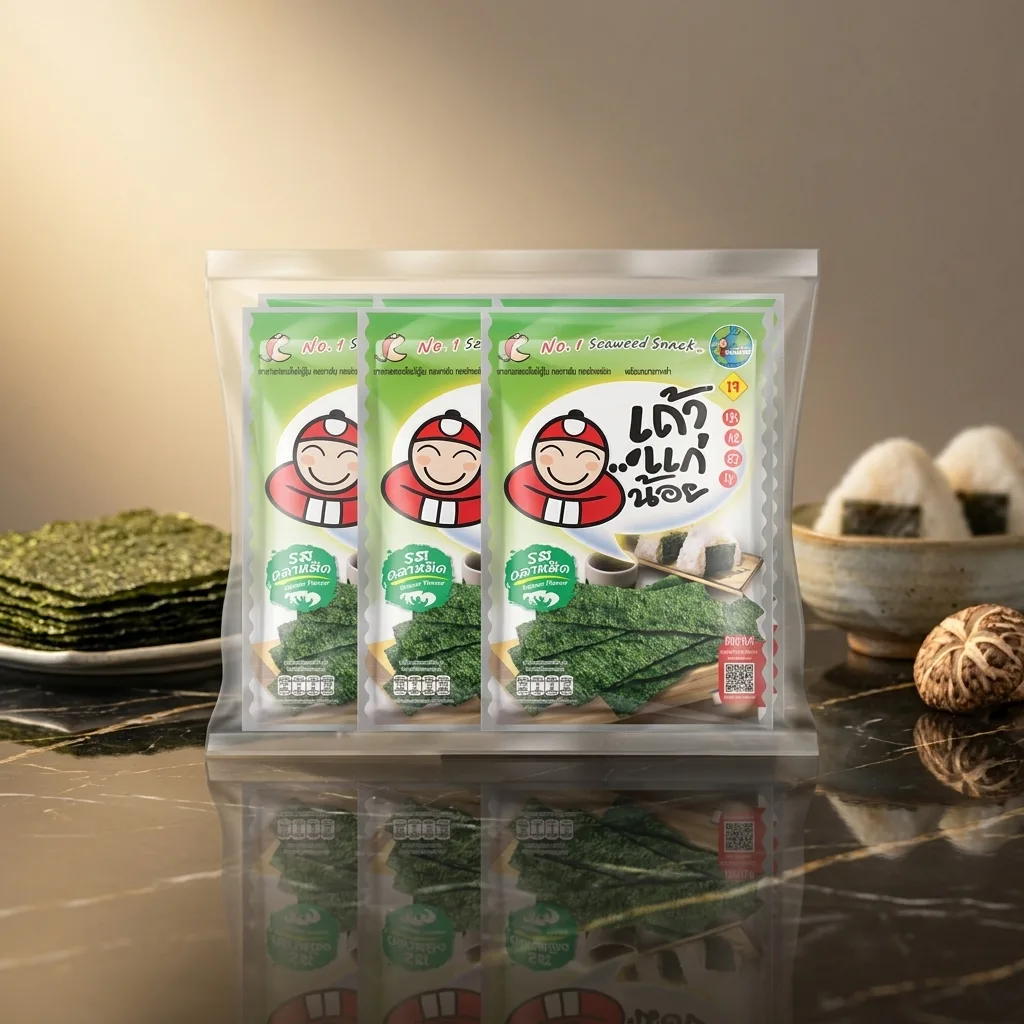 Taokaenoi Crispy Seaweed Classic 26g (Pack of 6)