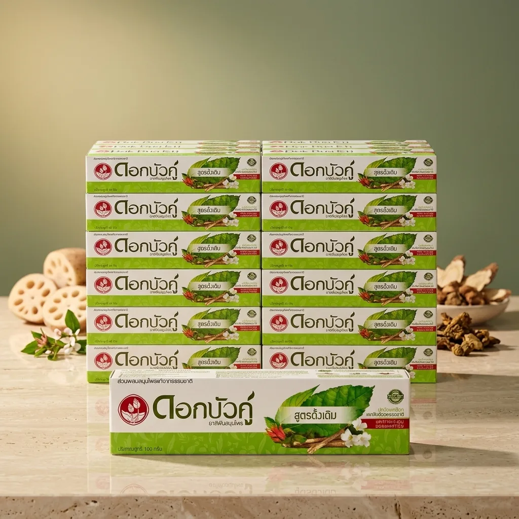 Twin Lotus Herbal Toothpaste 40g (Pack of 12)
