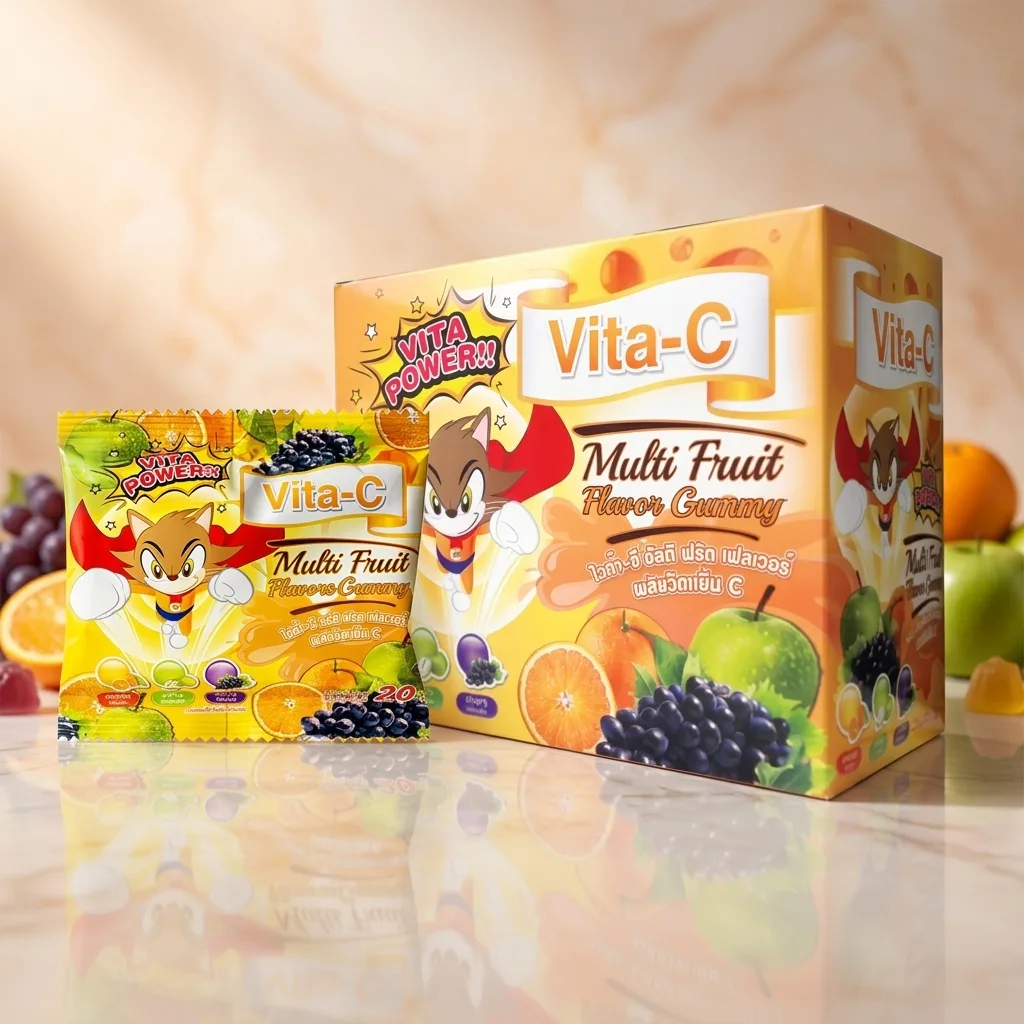 Vita-C Gummy Multifruit 20g (Pack of 24)