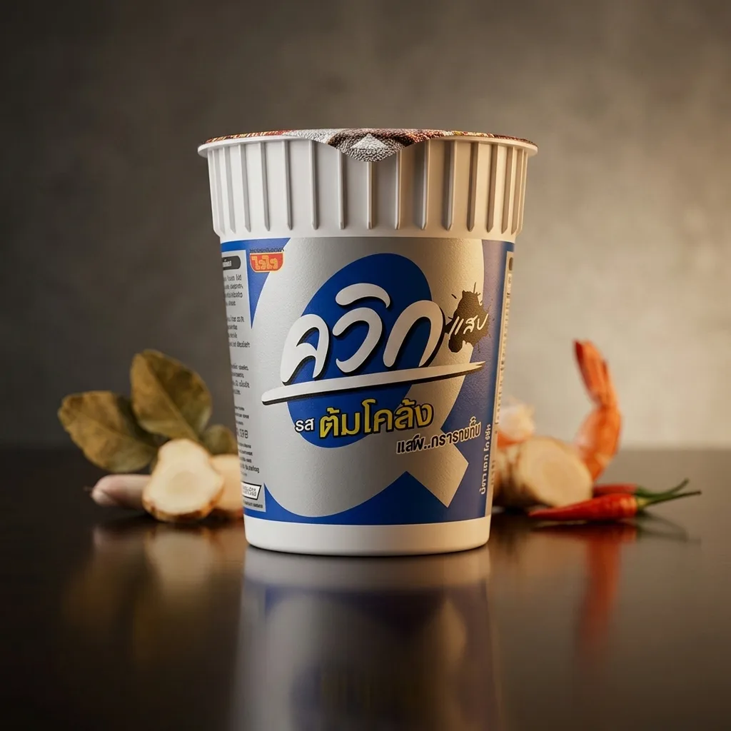 Wai Wai Quick Zaab Tom Klong Cup 60g (Pack of 6)